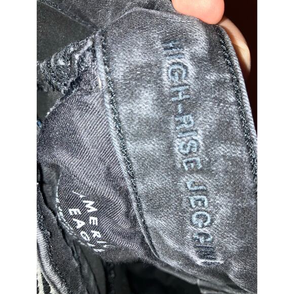 American Eagle black high-rise jegging size 4 regular - Picture 5 of 6